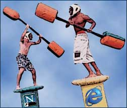 Guerra de navegadores: Internet Explorer vs Netscape Navigator Guerra de navegadores